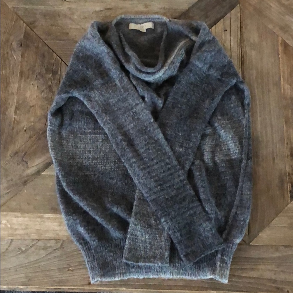 Very soft wool grey sweater from Ann Taylor Loft
